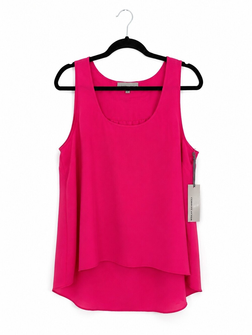 Current Affair NWT Pink Layered High Low Sleeveless Tank Top XL